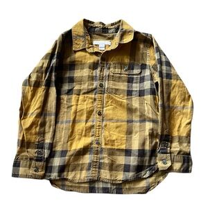 Burberry size 5 children’s long sleeve plaid button down shirt